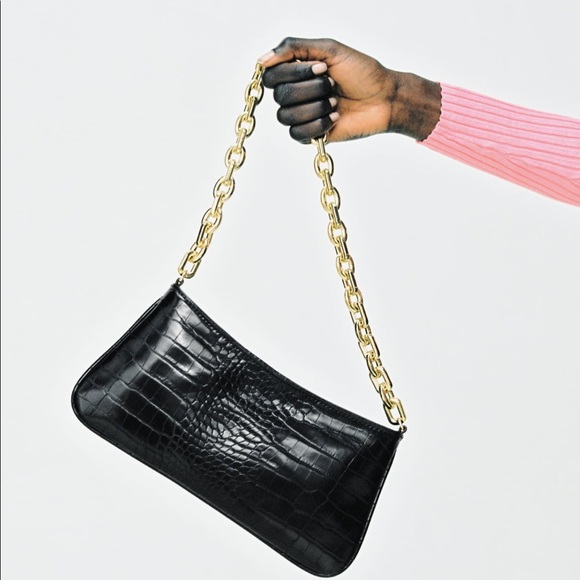 Zara chain strap animal embossed shoulder bag - Picture 9 of 15